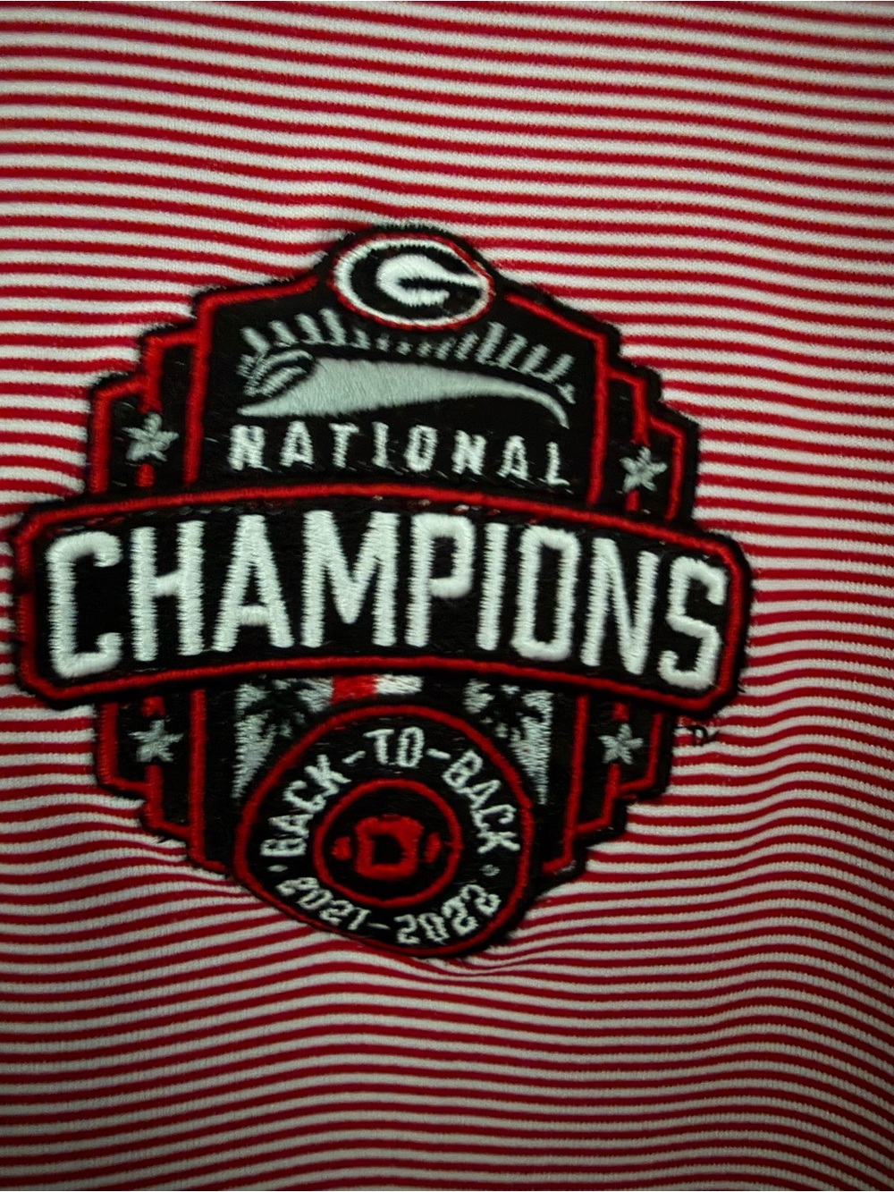 Georgia Bulldogs National Champions Embroidered quarter zip